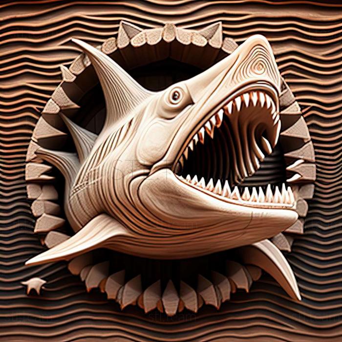 3D model Helicoprion bessonowi (STL)